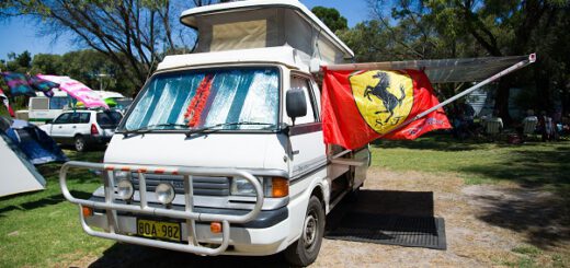 Il nostro campervan in assetto da campeggio